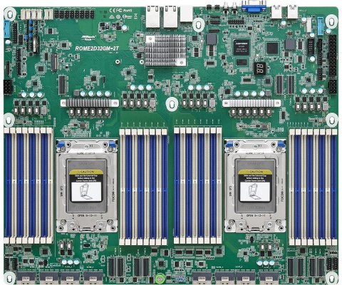 Asrock ROME2D32GM-2T płyta główna AMD SoC Socket SP3