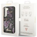 Guess GUHCS23MHCFWSK S23+ S916 czarny/black hardcase Flower Collection