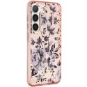 Guess GUHCS23MHCFWSP S23+ S916 różowy/pink hardcase Flower Collection