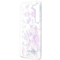 Guess GUHCS23MHCFWST S23+ S916 biały/white hardcase Flower Collection