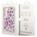 Guess GUHCS23MHCFWST S23+ S916 biały/white hardcase Flower Collection