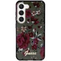 Guess GUHCS23SHCFWSA S23 S911 zielony/kaki hardcase Flower Collection