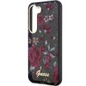 Guess GUHCS23SHCFWSA S23 S911 zielony/kaki hardcase Flower Collection