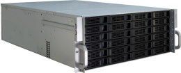 Inter-Tech 4U-4424 Rack Czarny, Srebrny