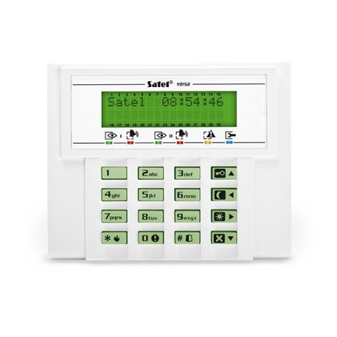 Satel VERSA-LCD-GR Manipulator LCD (biały)
