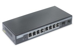 Switch L2 Managed 8-Port Gigabit PoE + 2 SFP