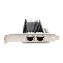 Digitus 10Gbps Dual Port Ethernet Server adapter PCIe X8, Intel X540 BT2