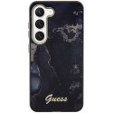 Guess GUHCS23SHTMRSK S23 S911 czarny/black hardcase Golden Marble Collection