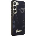 Guess GUHCS23SHTMRSK S23 S911 czarny/black hardcase Golden Marble Collection