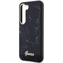 Guess GUHCS23SPCUMAK S23 S911 czarny/black hardcase Marble