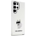 Karl Lagerfeld KLHCS23LHNCHTCT S23 Ultra S918 transparent hardcase Ikonik Choupette