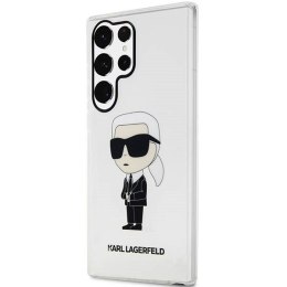 Karl Lagerfeld KLHCS23LHNIKTCT S23 Ultra S918 transparent hardcase Ikonik Karl Lagerfeld