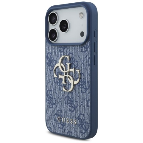 Etui Guess 4G Big Logo do iPhone 18 Pro/ 17 Pro niebieski