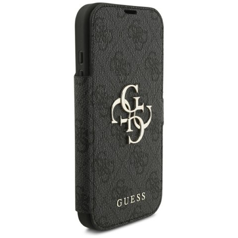 Etui Guess Book 4G Metal Logo do iPhone18 Pro / 17 Pro czarny