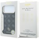 Etui Guess Peony 4G Small Logo MagSafe do iPhone 18 Pro / 17 Pro czarny