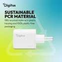 Digitus Ładowarka GaN 45W USB-C + USB-A DA-10302 biała