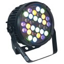 Reflektor sceniczny LIGHT4ME BLACK PAR 30x3W RGBA-UV LED