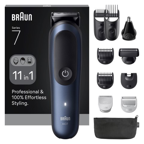 Brązowy trymer do brody/włosów/trymer AllinOne Style Kit AIO7540 (245036)