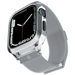 Spigen Metal Fit PRO Apple Watch 8/SE/7 /6/5/4 (44/45mm) srebrny/silver ACS04584