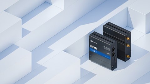 Przemysłowy router Teltonika RUT241 eSIM 4G LTE Cat 4, 2x RJ45 100Mb/s