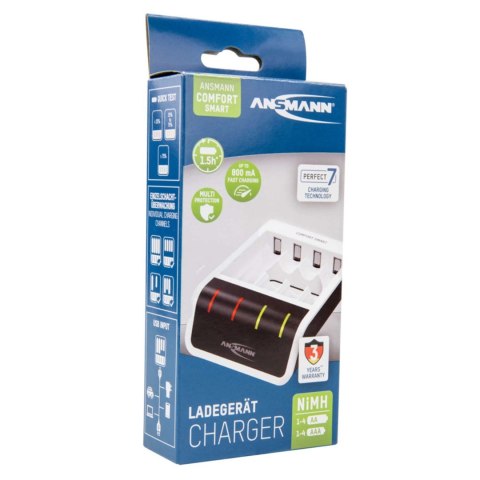 Ansmann Comfort Smart ładowarka akumulatorów Akumulator do domowego użytku USB