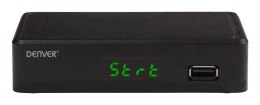 Denver DTB-148 set-top box (dekoder STB) Ethernet (RJ-45), Terrestrial Full HD Czarny