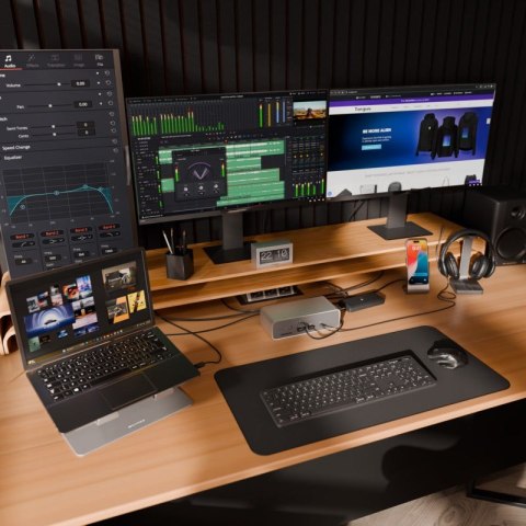 Targus DOCK230EUZ stacja dokująca Przewodowa Thunderbolt 5 Srebrny