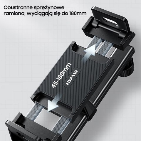 AWEI uchwyt monotwany na zagłówek X40 czarny/black