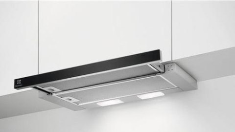 Electrolux LFP326AB Pół wbudowany (wyciągany) Szary 410 m3/h