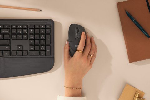 Logitech Signature Comfort Plus M850 L myszka Uniwersalne Dla praworęcznych RF Wireless + Bluetooth Optyczny 4000 DPI