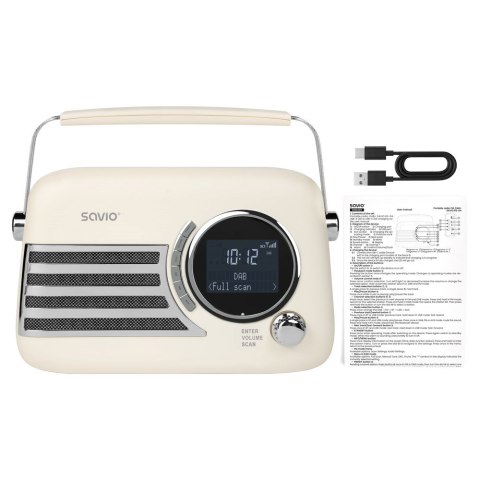 SAVIO RADIO PRZENOŚNE DAB+ RS-04