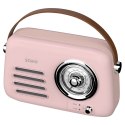 SAVIO RADIO PRZENOŚNE RÓŻOWE RS-03