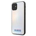 Guess GUHCN61BLD iPhone 11 6,1" / Xr srebrny/silver hard case Iridescent