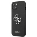 Guess GUHCP13SSA4GSBK iPhone 13 mini 5,4" czarny/black hardcase Saffiano 4G Metal Logo