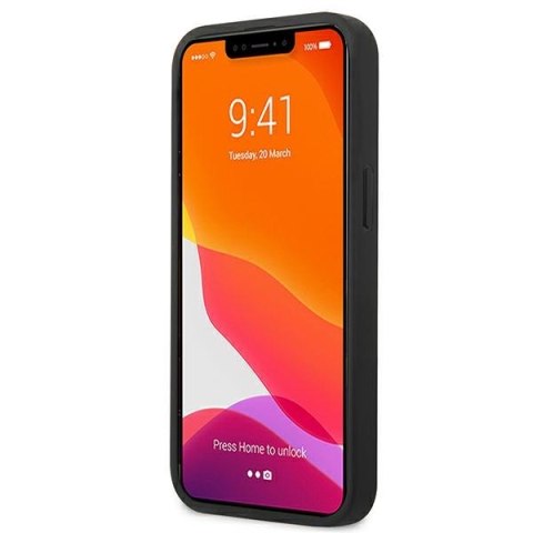 Guess GUHCP13SSA4GSBK iPhone 13 mini 5,4" czarny/black hardcase Saffiano 4G Metal Logo