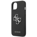 Guess GUHCP13SSA4GSBK iPhone 13 mini 5,4" czarny/black hardcase Saffiano 4G Metal Logo