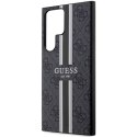 Guess GUHCS23LP4RPSK S23 Ultra S918 czarny/black hardcase 4G Printed Stripe