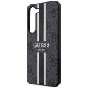 Guess GUHCS23SP4RPSK S23 S911 czarny/black hardcase 4G Printed Stripe