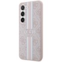 Guess GUHCS23SP4RPSP S23 S911 różowy/pink hardcase 4G Printed Stripe