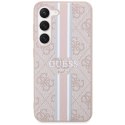 Guess GUHCS23SP4RPSP S23 S911 różowy/pink hardcase 4G Printed Stripe