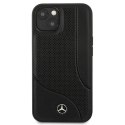 Mercedes MEHCP13MCDOBK iPhone 13 6,1" czarny/black hardcase Leather Perforated Area