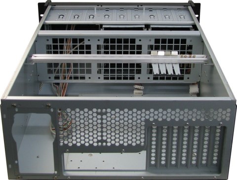 Inter-Tech IPC 4U-4129L Stojak Metaliczny, Srebrny