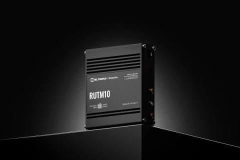 Router Teltonika RUTM10 przemysłowy (RUTM10000000) Gigabit Ethernet Dual-band (2.4 GHz/5 GHz) Czarny