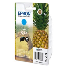 Epson oryginalny ink / tusz C13T10G24010, T10G240, 604, cyan, 2.4ml, Epson XP-2200, XP-3200, XP-4200, WF-2930DWF, WF-2950DWF