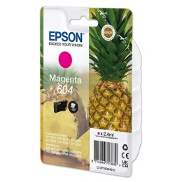 Epson oryginalny ink / tusz C13T10G34010, T10G340, 604, magenta, 2.4ml, Epson XP-2200, XP-3200, XP-4200, WF-2930DWF, WF-2950DWF