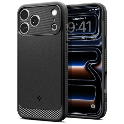 Etui Spigen Rugged Armor Mag MagSafe do iPhone 18 Pro / 17 Pro czarny