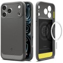 Etui Spigen Rugged Armor Mag MagSafe do iPhone 18 Pro / 17 Pro szary