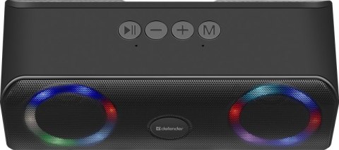 GŁOŚNIK DEFENDER BEATBOX 20 BLUETOOTH 20W LIGHT/BT/MIC/FM/USB/TF