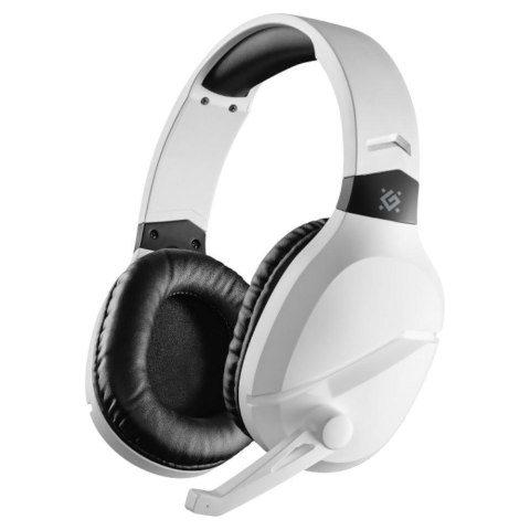 Słuchawki z mikrofonem Defender PHANTOM PRO 7.1 bezprzewodowe białe Bluetooth + RF 2.4GHz + GRA