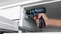Bosch Akku-Bohrschrauber 12 V Li-Ion 1300 RPM Czarny, Niebieski, Czerwony